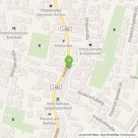 Standortübersicht der Tankstelle EnBW mobility+ AG und Co.KG in 76307 Karlsbad