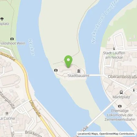 Standortübersicht der Tankstelle EnBW mobility+ AG und Co.KG in 74348 Lauffen am Neckar