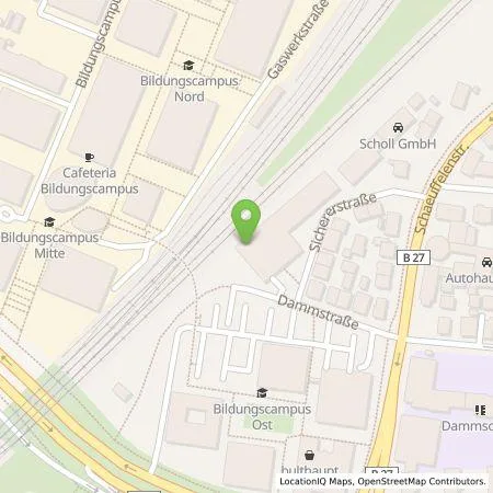 Standortübersicht der Tankstelle EnBW mobility+ AG und Co.KG in 74076 Heilbronn