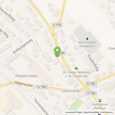 Standortübersicht der Tankstelle EnBW mobility+ AG und Co.KG in 88079 Kressbronn