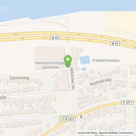 Standortübersicht der Tankstelle EnBW mobility+ AG und Co.KG in 73779 Deizisau