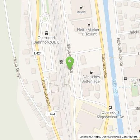 Standortübersicht der Tankstelle EnBW mobility+ AG und Co.KG in 78727 Oberndorf