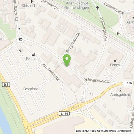 Standortübersicht der Tankstelle EnBW mobility+ AG und Co.KG in 79312 Emmendingen