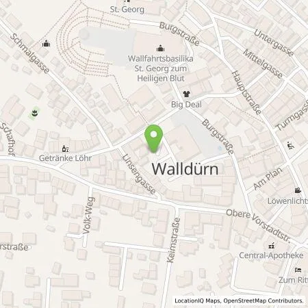 Standortübersicht der Tankstelle MVV Energie AG in 74731 Walldürn