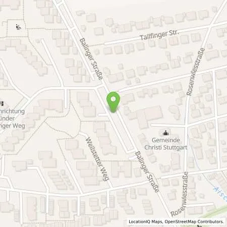 Standortübersicht der Tankstelle Stadtwerke Stuttgart GmbH in 70567 Stuttgart