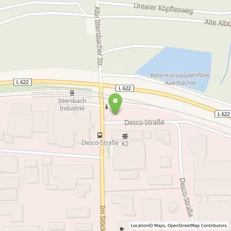 Standortübersicht der Tankstelle EnBW mobility+ AG und Co.KG in 76307 Karlsbad