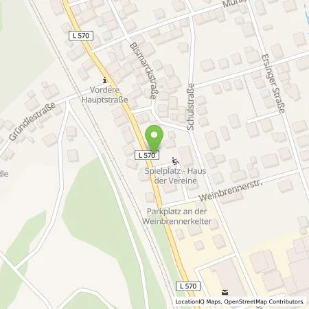 Standortübersicht der Tankstelle EnBW mobility+ AG und Co.KG in 75236 Kämpfelbach