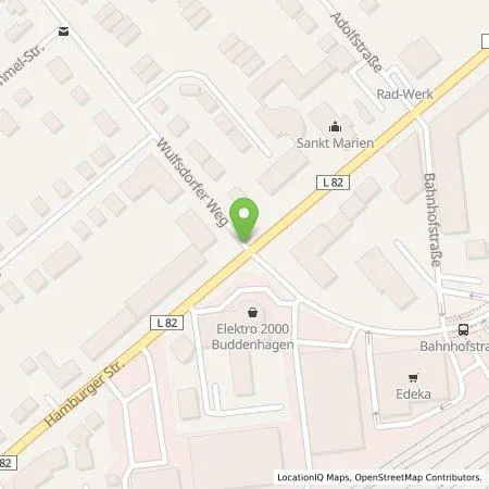 Standortübersicht der Tankstelle EnBW mobility+ AG und Co.KG in 22926 Ahrensburg