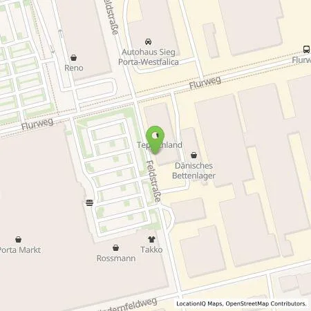 Standortübersicht der Tankstelle EnBW mobility+ AG und Co.KG in 32457 Porta Westfalica