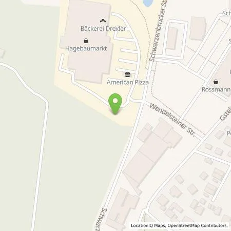 Standortübersicht der Tankstelle EnBW mobility+ AG und Co.KG in 90537 Feucht