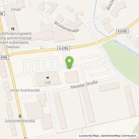 Standortübersicht der Tankstelle EnBW mobility+ AG und Co.KG in 08058 Zwickau