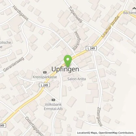 Standortübersicht der Tankstelle EnBW mobility+ AG und Co.KG in 72813 St. Johann (Upfingen)