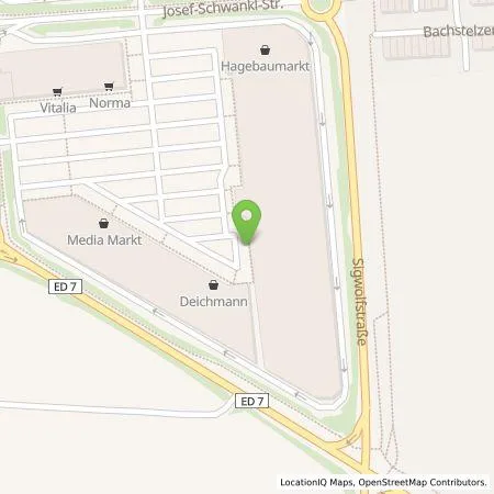 Standortübersicht der Tankstelle EnBW mobility+ AG und Co.KG in 85435 Erding