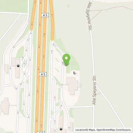 Standortübersicht der Tankstelle EnBW mobility+ AG und Co.KG in 69207 Sandhausen