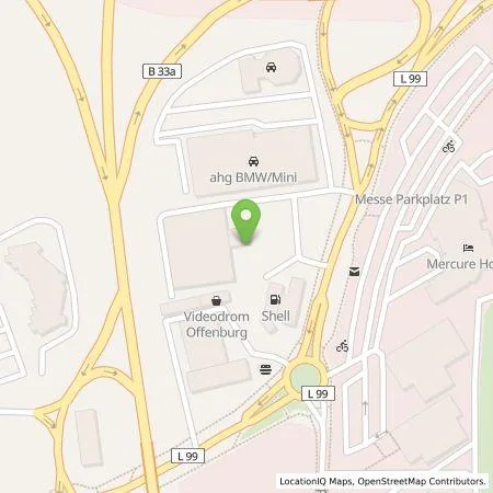 Standortübersicht der Tankstelle EnBW mobility+ AG und Co.KG in 77656 Offenburg