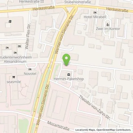 Standortübersicht der Tankstelle EnBW mobility+ AG und Co.KG in 91052 Erlangen