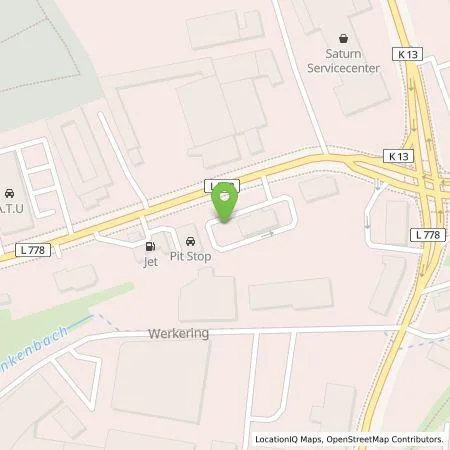 Standortübersicht der Tankstelle EnBW mobility+ AG und Co.KG in 33609 Bielefeld