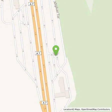 Standortübersicht der Tankstelle EnBW mobility+ AG und Co.KG in 87463 Dietmannsried