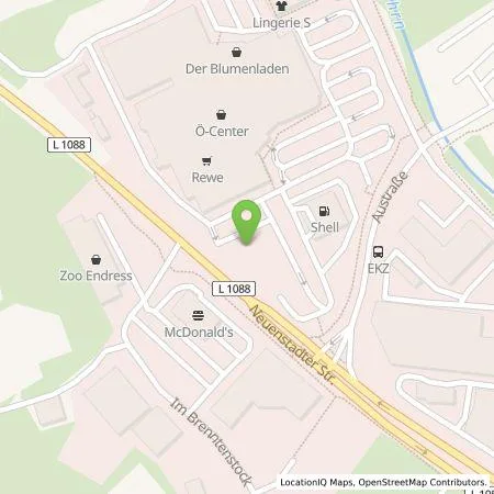 Standortübersicht der Tankstelle EnBW mobility+ AG und Co.KG in 74613 Öhringen