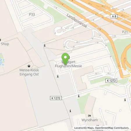 Standortübersicht der Tankstelle EnBW mobility+ AG und Co.KG in 70629 Stuttgart