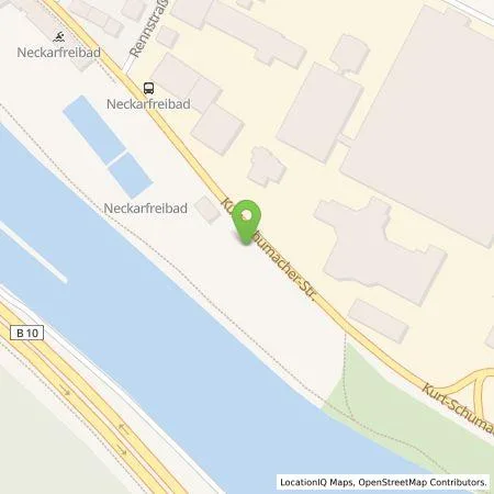 Standortübersicht der Tankstelle EnBW mobility+ AG und Co.KG in 73728 Esslingen