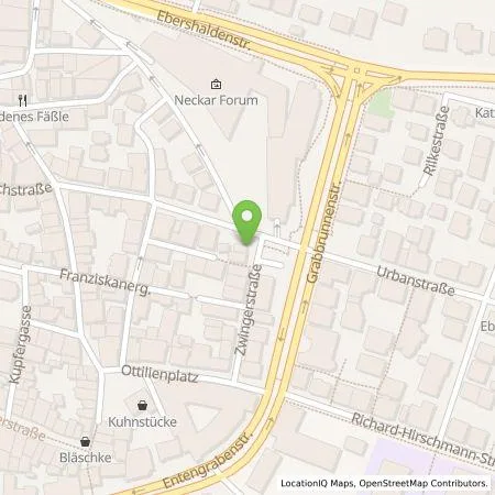 Standortübersicht der Tankstelle EnBW mobility+ AG und Co.KG in 73728 Esslingen