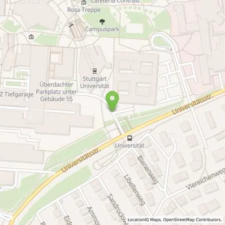 Standortübersicht der Tankstelle EnBW mobility+ AG und Co.KG in 70569 Stuttgart