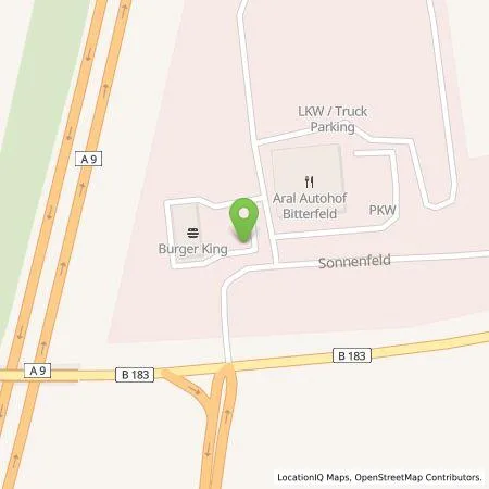 Standortübersicht der Tankstelle EnBW mobility+ AG und Co.KG in 06749 Bitterfeld