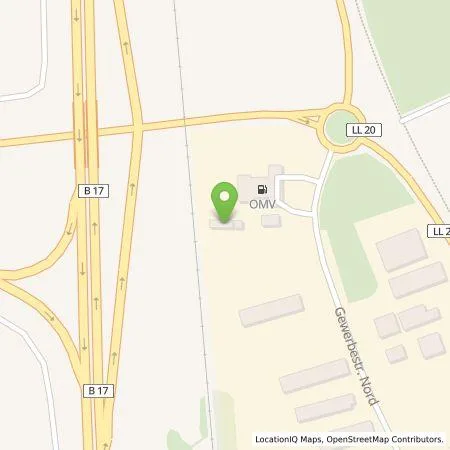 Standortübersicht der Tankstelle EnBW mobility+ AG und Co.KG in 86857 Hurlach