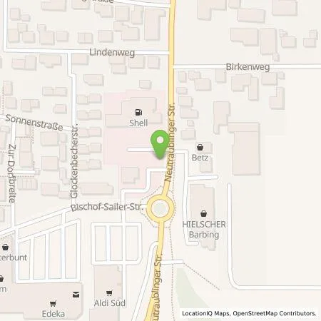 Standortübersicht der Tankstelle EnBW mobility+ AG und Co.KG in 93092 Barbing