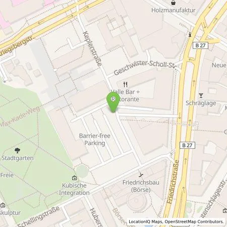 Standortübersicht der Tankstelle EnBW mobility+ AG und Co.KG in 70174 Stuttgart