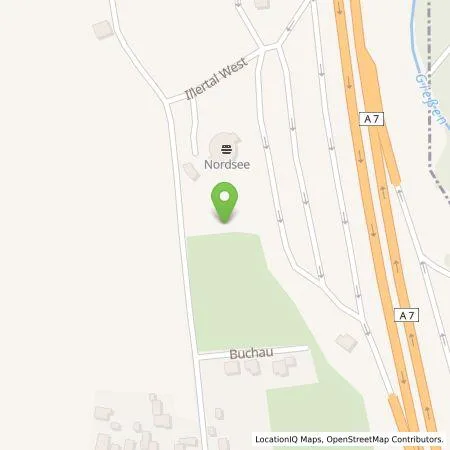 Standortübersicht der Tankstelle mblty GmbH in 88451 Dettingen