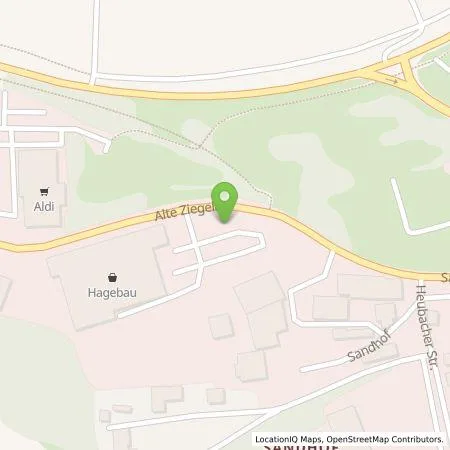 Standortübersicht der Tankstelle EnBW mobility+ AG und Co.KG in 96106 Ebern