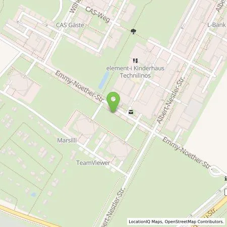 Standortübersicht der Tankstelle EnBW mobility+ AG und Co.KG in 76131 Karlsruhe