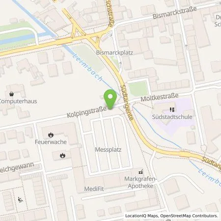 Standortübersicht der Tankstelle EnBW mobility+ AG und Co.KG in 68723 Schwetzingen