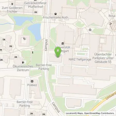 Standortübersicht der Tankstelle EnBW mobility+ AG und Co.KG in 70569 Stuttgart