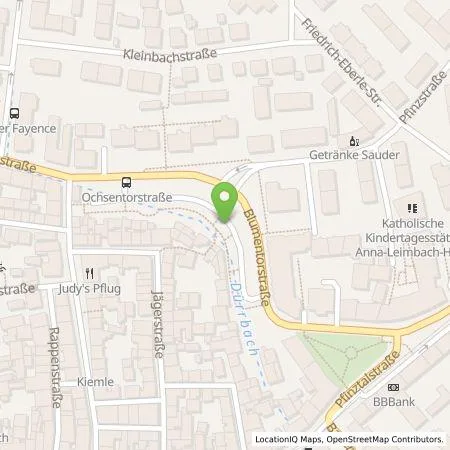 Standortübersicht der Tankstelle EnBW mobility+ AG und Co.KG in 76227 Karlsruhe