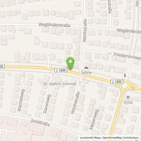 Standortübersicht der Tankstelle EnBW mobility+ AG und Co.KG in 70563 Stuttgart