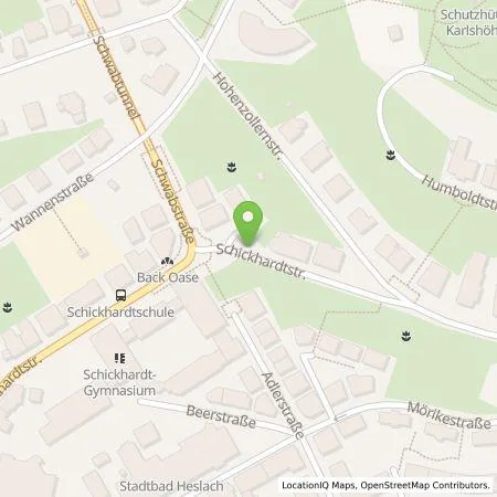 Standortübersicht der Tankstelle EnBW mobility+ AG und Co.KG in 70199 Stuttgart