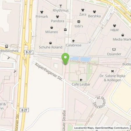 Standortübersicht der Tankstelle EnBW mobility+ AG und Co.KG in 70173 Stuttgart