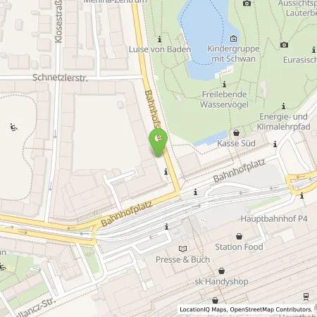 Standortübersicht der Tankstelle EnBW mobility+ AG und Co.KG in 76137 Karlsruhe