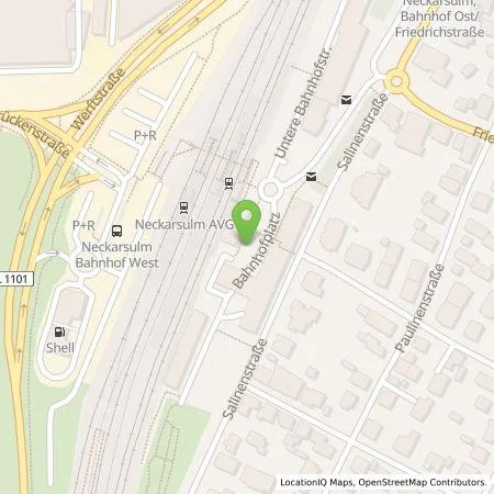 Standortübersicht der Tankstelle EnBW mobility+ AG und Co.KG in 74172 Neckarsulm