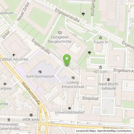 Standortübersicht der Tankstelle EnBW mobility+ AG und Co.KG in 76131 Karlsruhe