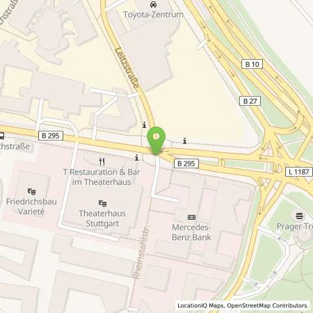 Standortübersicht der Tankstelle EnBW mobility+ AG und Co.KG in 70469 Stuttgart