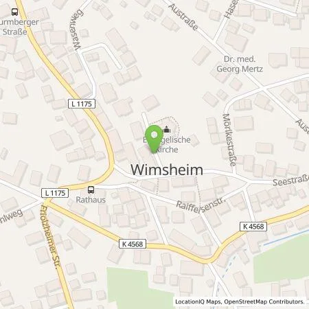 Standortübersicht der Tankstelle EnBW mobility+ AG und Co.KG in 71299 Wimsheim