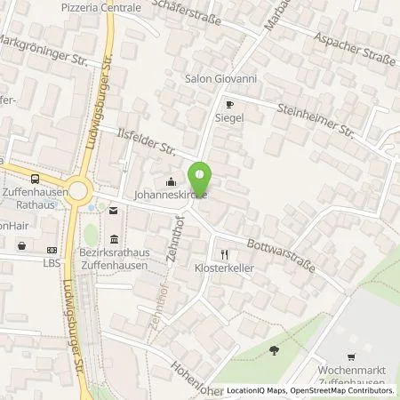 Standortübersicht der Tankstelle EnBW mobility+ AG und Co.KG in 70435 Stuttgart