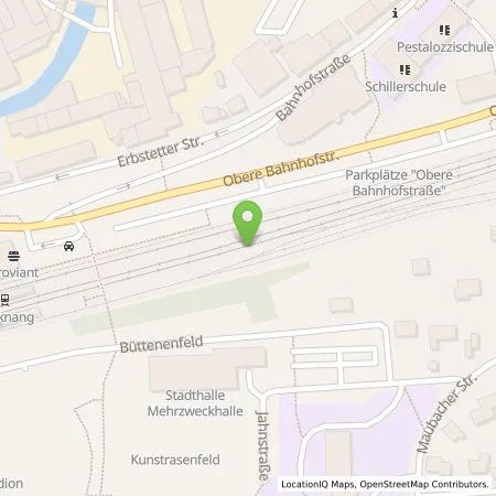 Standortübersicht der Tankstelle EnBW mobility+ AG und Co.KG in 71522 Backnang