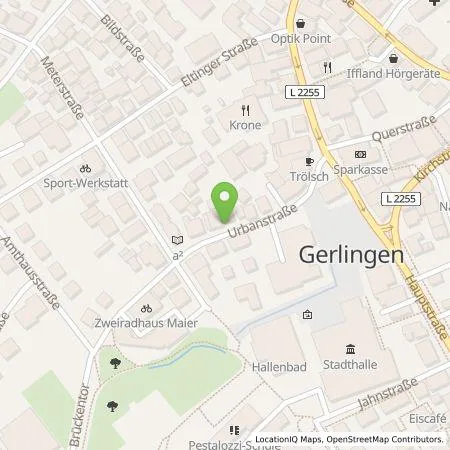 Standortübersicht der Tankstelle EnBW mobility+ AG und Co.KG in 70839 Gerlingen