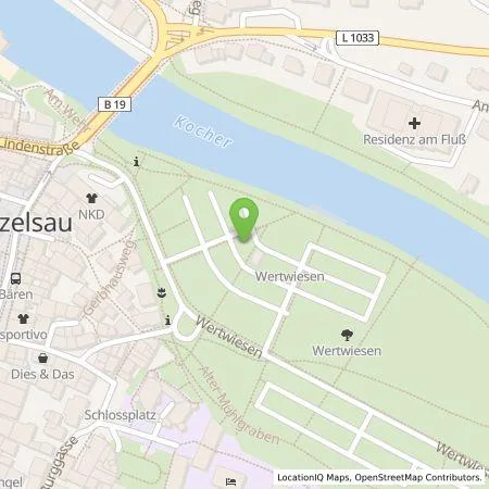 Standortübersicht der Tankstelle EnBW mobility+ AG und Co.KG in 74653 Künzelsau