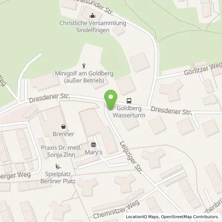 Standortübersicht der Tankstelle EnBW mobility+ AG und Co.KG in 71065 Sindelfingen